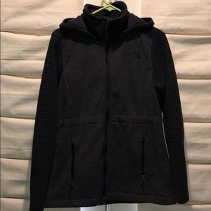 Full zip north face hoodie
